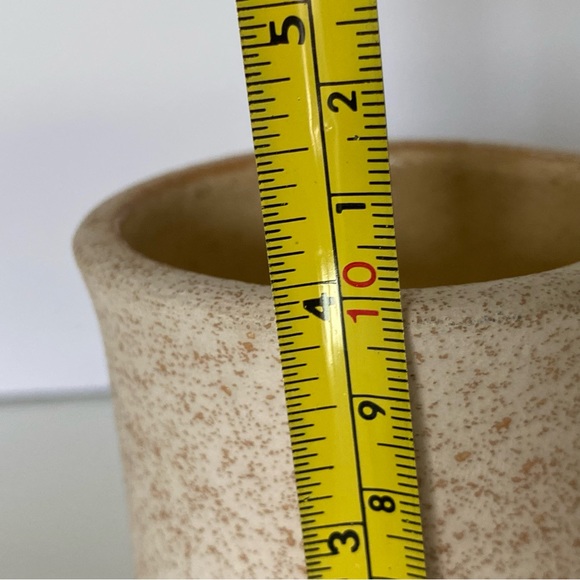 Aztec Creamer Sugar Pottery Sand Art Native American Pastel Blue Rust Orange EUC - Picture 11 of 16